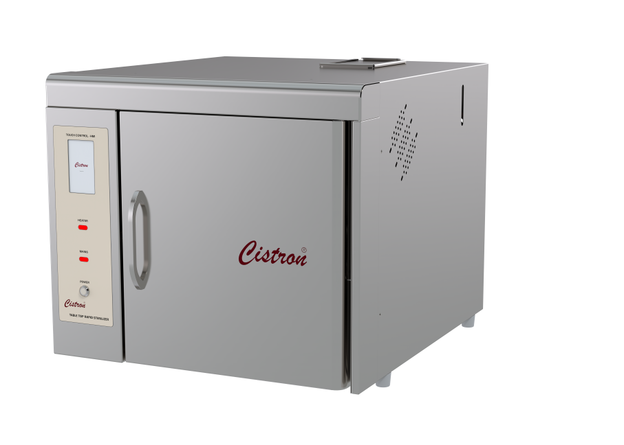 Tabletop Rapid steam sterilizer with auto door - Rapid Table Top Flash Steam Sterilizers by Cistron Systems
